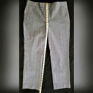 NWT women's size 6 petite Ann Taylor blue and white striped pants